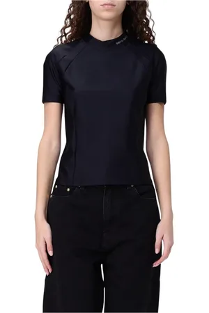 Alexander Wang Top, Dame, Sort, L, Uld, Smart Sort Kortærmet Top