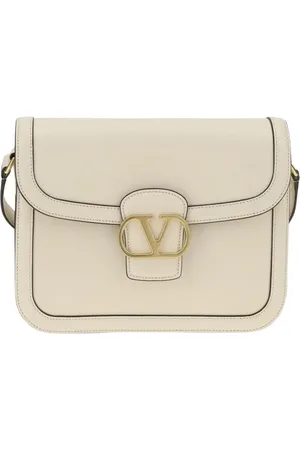 VALENTINO GARAVANI Taske, Dame, , ONE SIZE, Uld, Sort Stud Skuldertaske Læder