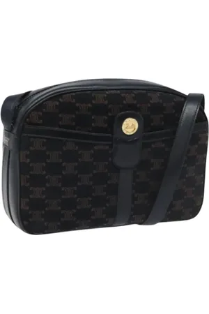 Céline Pre-owned, Dame, Sort, ONE SIZE, Uld, Pre-owned Ruskind celine-tasker