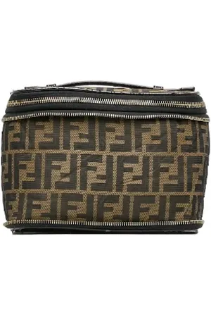 Fendi Pre-owned, Dame, , ONE SIZE, Tyl, Pre-owned canvas håndtasker