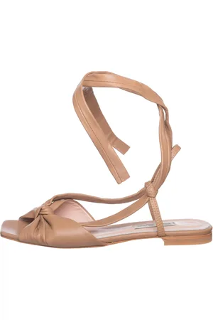 CESARE GASPARI Sko, Dame, , 38 EU, Uld, Luksus Wrap Sandaler