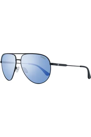 Guess Tilbehør, Herre, Sort, ONE SIZE, Uld, Sorte Mænds Aviator Solbriller