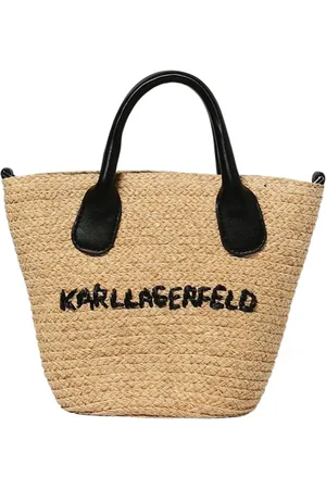 Karl Lagerfeld Taske, Dame, , ONE SIZE, Uld, Stilfuld Naturlæder Tote Taske