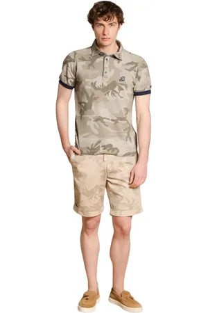 Masons Top, Herre, , M, Bomuld, Camouflage Print Polo Skjorte