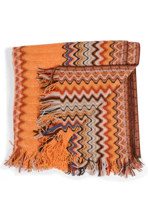 Missoni Tilbehør, Dame, Flerfarvet, ONE SIZE, Uld, Multifarvet Strik Poncho