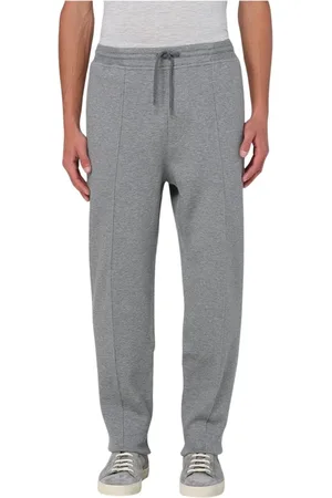 Brunello Cucinelli Bukser, Herre, Grå, S, Uld, Blå afslappede sweatpants