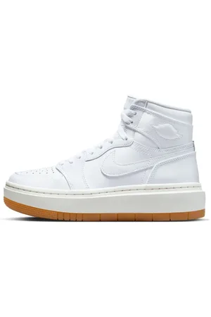 Jordan Sko, Dame, Hvid, 37 1/2 EU, Læder, Elevate High SE Wmns Sail