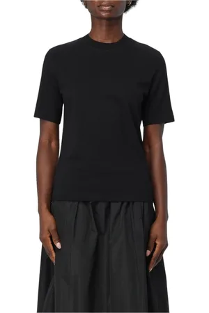 Filippa K Top, Dame, Sort, L, Bomuld, Sort Bomuld T-Shirt