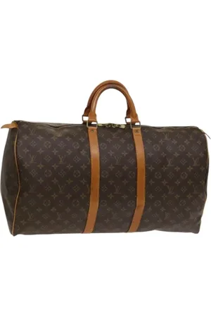 LOUIS VUITTON Pre-owned, Dame, Brun, ONE SIZE, Tyl, Pre-owned canvas tasker