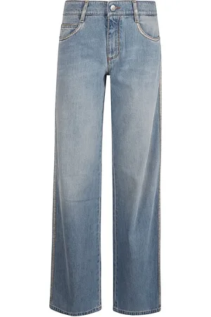 ERMANNO SCERVINO Jeans, Dame, Blå, 2XS, Bomuld, Baggy Jeans
