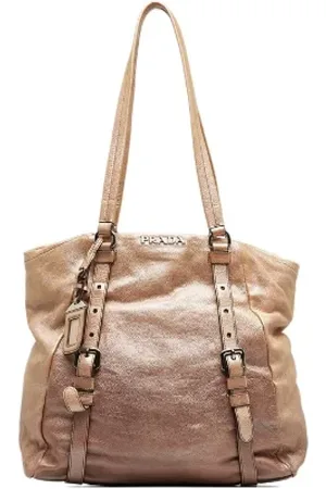 Prada Pre-owned, Dame, , ONE SIZE, Uld, Pre-owned Laeder totes