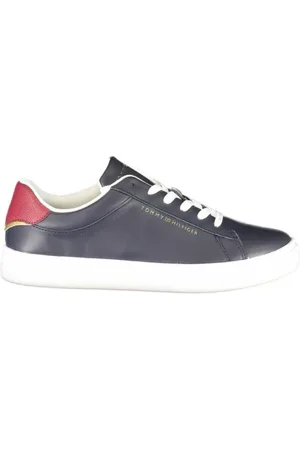 Tommy Hilfiger Sko, Dame, Blå, 39 EU, Polyester, Blå Polyester Sneakers til Kvinder