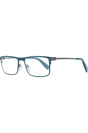 Trussardi Tilbehør, unisex, Blå, ONE SIZE, Uld, Blå Herre Optiske Briller
