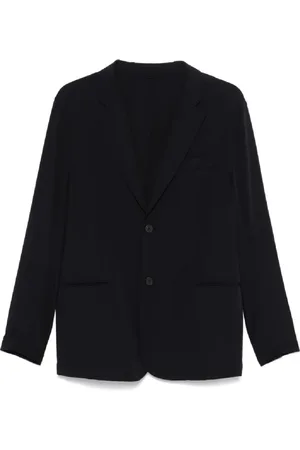 Emporio Armani Jakke, Herre, Sort, 2XL, Uld, Stilfuld jakke til mænd