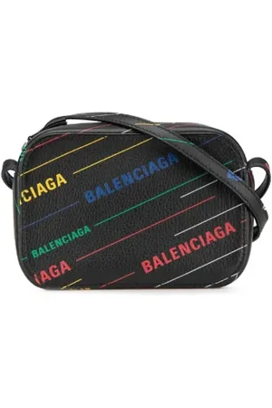 Balenciaga Pre-owned, Dame, Sort, ONE SIZE, Uld, Pre-owned Laeder balenciaga-tasker