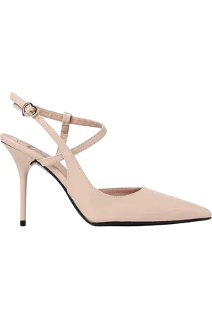 Moschino Sko, Dame, Lyserød, 37 EU, Læder, Blush Slingback Pumps
