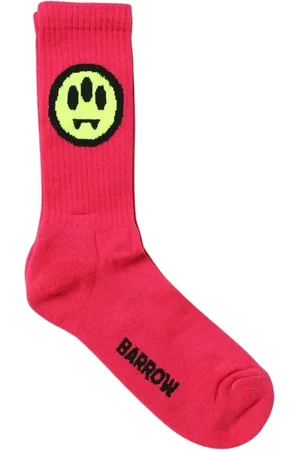 BARROW Undertøj, Herre, Rød, ONE SIZE, Bomuld, Rød Smiley Crew Sokker