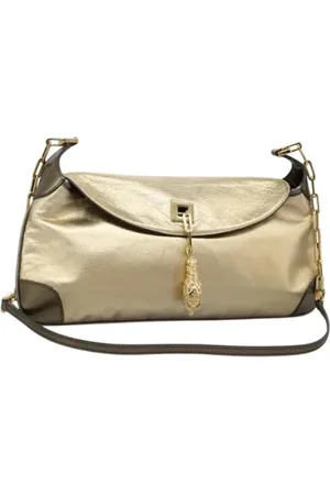 Gucci Pre-owned, Dame, Gul, ONE SIZE, Uld, Pre-owned Laeder gucci-tasker