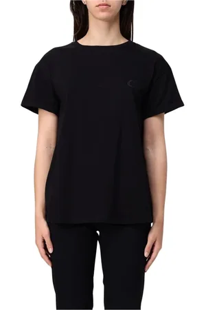 Liu Jo Top, Dame, Sort, XL, Bomuld, Sort Crew Neck T-Shirt