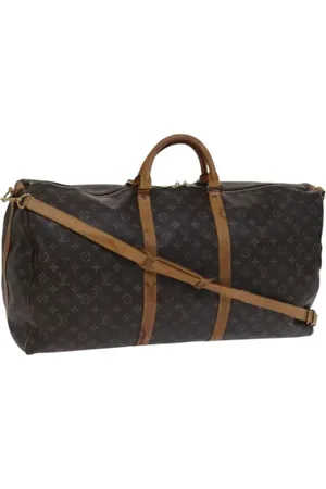 LOUIS VUITTON Pre-owned, Dame, Brun, ONE SIZE, Uld, Pre-owned canvas tasker