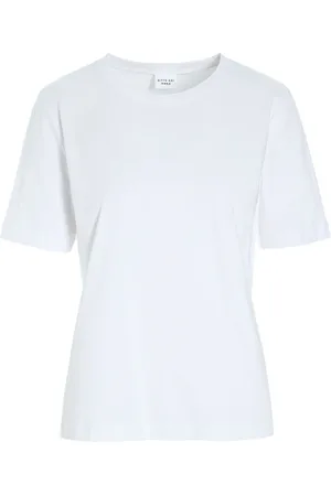 Bitte Kai Rand Top, Dame, Hvid, S, Bomuld, Hvid Bomuld T-Shirt Top