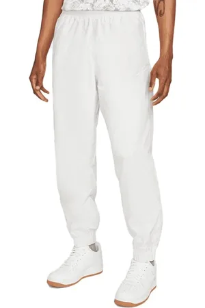 Nike Bukser, Herre, Hvid, L, Polyester, Solo Swoosh Vævet Track Pantom