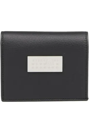 Maison Margiela Tilbehør, unisex, Sort, ONE SIZE, Læder, Lommepung i to dele