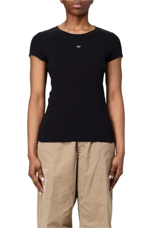 Dsquared2 Top, Dame, Sort, L, Afslappet Grafisk Print T-shirt