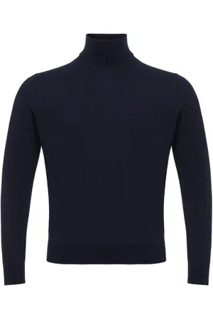 COLOMBO Strik, Herre, Blå, 5XL, Cashmere, Kashmir Crewneck Sweater