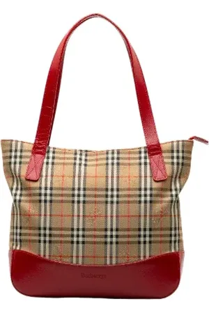 Burberry Pre-owned, Dame, , ONE SIZE, Tyl, Pre-owned Laeder totes