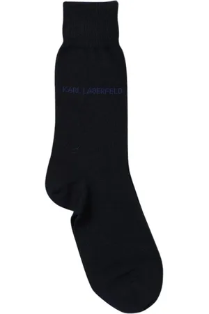 Karl Lagerfeld Undertøj, Herre, Blå, S, Uld, Crew Socks