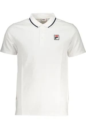 Fila Top, Herre, Hvid, M, Kortærmet Polo Skjorte Hvid