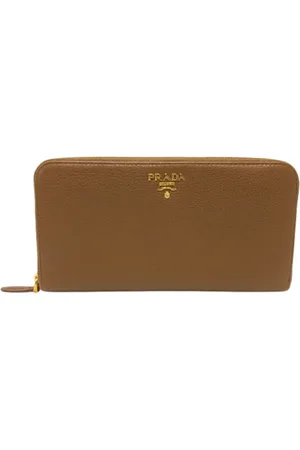 Prada Pre-owned, Dame, Brun, ONE SIZE, Tyl, Pre-owned Laeder prada-tasker