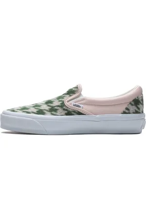 Vans Sko, unisex, Hvid, 37 EU, Uld, Houndstooth Slip-On Reissue 98 LX