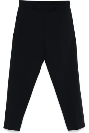 Emporio Armani Bukser, Herre, Sort, XL, Uld, Stilfulde herrebukser