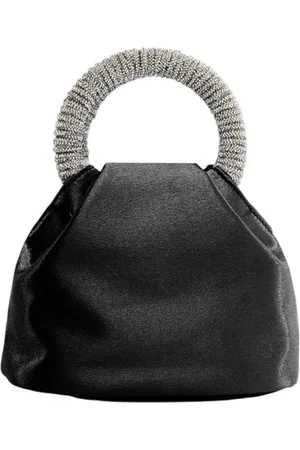 Twentyfour Taske, Dame, Sort, ONE SIZE, Uld, Sort Glitter Mini Taske Brunei