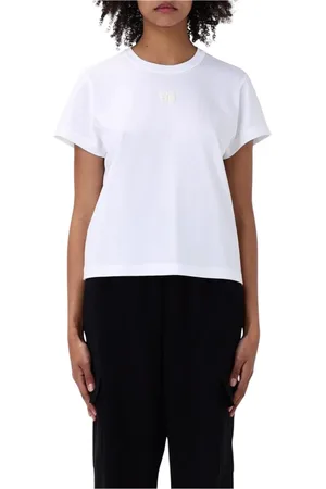 Alexander Wang Top, Dame, Hvid, L, Bomuld, Hvid Logo Tee