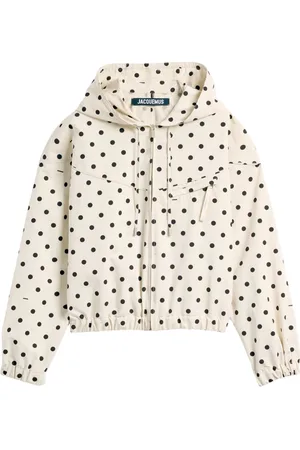Jacquemus Jakke, Dame, , XS, Uld, Polkaprik vindjakke