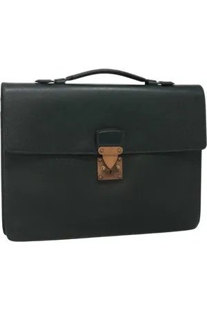 LOUIS VUITTON Pre-owned, Dame, Grøn, ONE SIZE, Tyl, Pre-owned Laeder louis-vuitton-tasker
