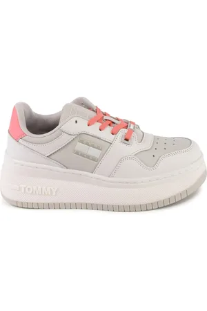 Tommy Hilfiger Sko, Dame, Hvid, 40 EU, Læder, Hvide Lædersneakers