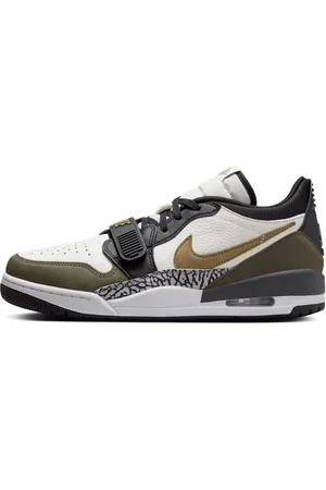 Jordan Sko, Herre, Flerfarvet, 44 1/2 EU, Læder, Legacy 312 Low Sneakers Hvid Grøn