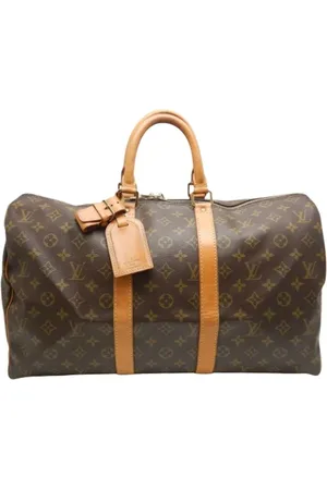 LOUIS VUITTON Pre-owned, Dame, Brun, ONE SIZE, Tyl, Pre-owned canvas tasker