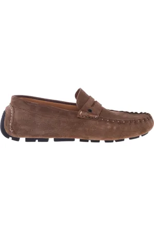 BALDININI Sko, Herre, Brun, 45 EU, Suede, Loafers in suede