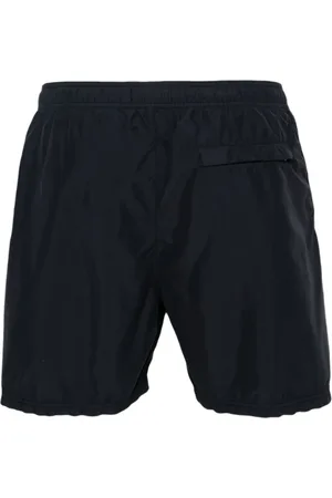 Stone Island Badetøj, Herre, Blå, M, Kompas-Patch Badeshorts