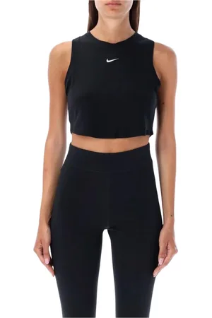Nike Top, Dame, Sort, S, Ribbet Crop Tank Top