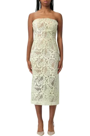 ERMANNO SCERVINO Kjole, Dame, Grøn, M, Luksus Blondekant Grøn Kjole