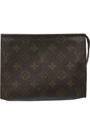 LOUIS VUITTON Pre-owned, Dame, Brun, ONE SIZE, Tyl, Pre-owned canvas tasker