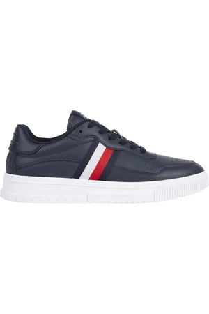 Tommy Hilfiger Sko, Herre, Blå, 40 EU, Uld, Sneakers af høj kvalitet med karakteristisk logo