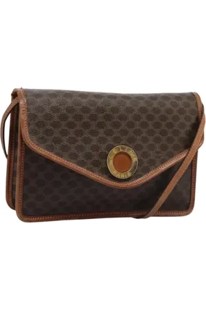 Céline Pre-owned, Dame, Brun, ONE SIZE, Uld, Pre-owned Laeder celine-tasker