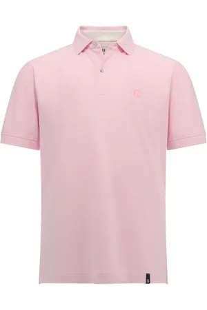 Boggi Milano Top, Herre, Lyserød, S, Bomuld, Bomuld Piqué Polo Shirt